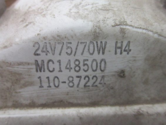 Фара бывшая в употреблении передняя левая mc148500 110-87224 24V75/70W h4 110-37853