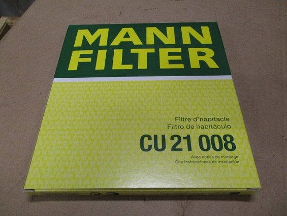 Фильтр воздушный салонный MANN-FILTER CU21008 автомобиля Kia Rio