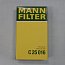 Фильтр воздушный mann filter c25016 двигателя автомобиля Kia Rio