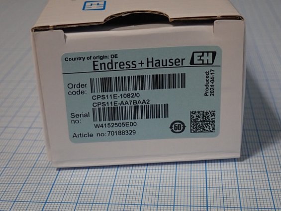 Электрод Endress+Hauser CPS11E-1082/0 CPS11E-AA7BAA2 НОВАЯ МАРКИРОВКА CPS11D-7BA21