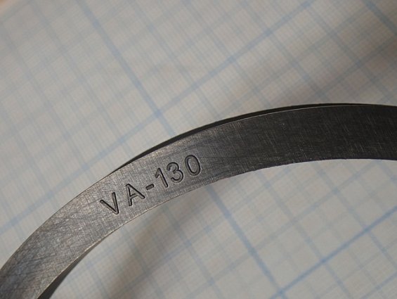 Манжета торцевая уплотнение VA-130 NBR60-Black