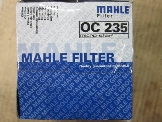 Фильтр масляный ОС 235 MAHLE FILTER двигателя WLAT