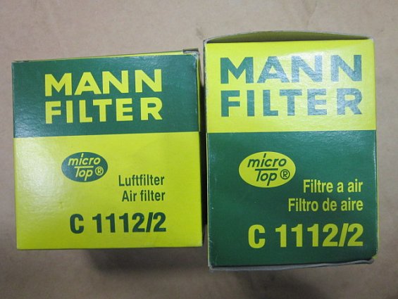 Фильтр воздушный C1112/2 C1112-2 Filtre air FILTERWERK МANN+HUMMEL GMBH ГЕРМАНИЯ для упаковочной маш