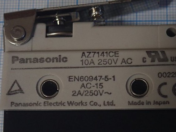 Выключатель концевой Panasonic AZ7141CE 10A 250VAC