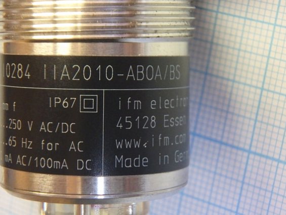 Датчик индуктивный ifm II0284 IIA2010-ABOA/BS inductive sensors ifm electronic gmbh Germany