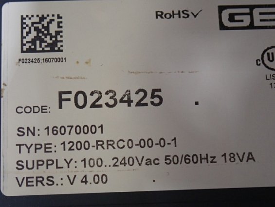 Контроллер GEFRAN 1200-RRC0-00-0-1 F023425 БЫВШИЙ В УПОТРЕБЛЕНИИ ТЕХНИЧЕСКИ ИСПРАВЕН