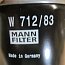Фильтр масляный mann filter w712/83 toyota 90915-20003 oil filter дизельных двигателей 1kd-ftv 1GD