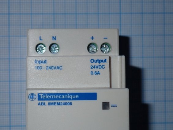 Блок питания Telemecanique ABL 8MEM24006 100-240VAC 24VDC 0.6A