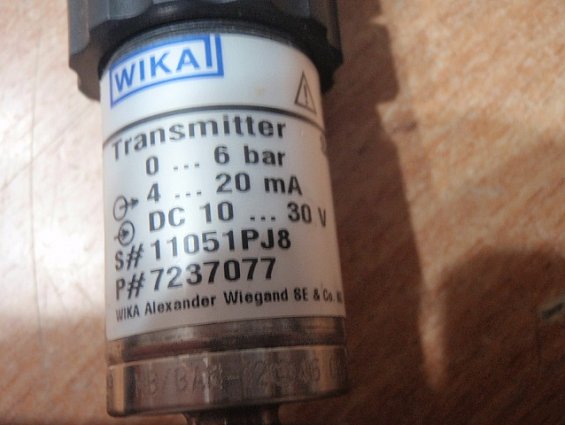 Датчик давления Transmitter SA-11 0-6bar соединение Tri-Clamp G2 4-20mA пищевой 0.5% DC10-30V IP65