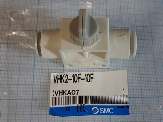 Пневмоклапан ручной SMC VHK2-10F-10F